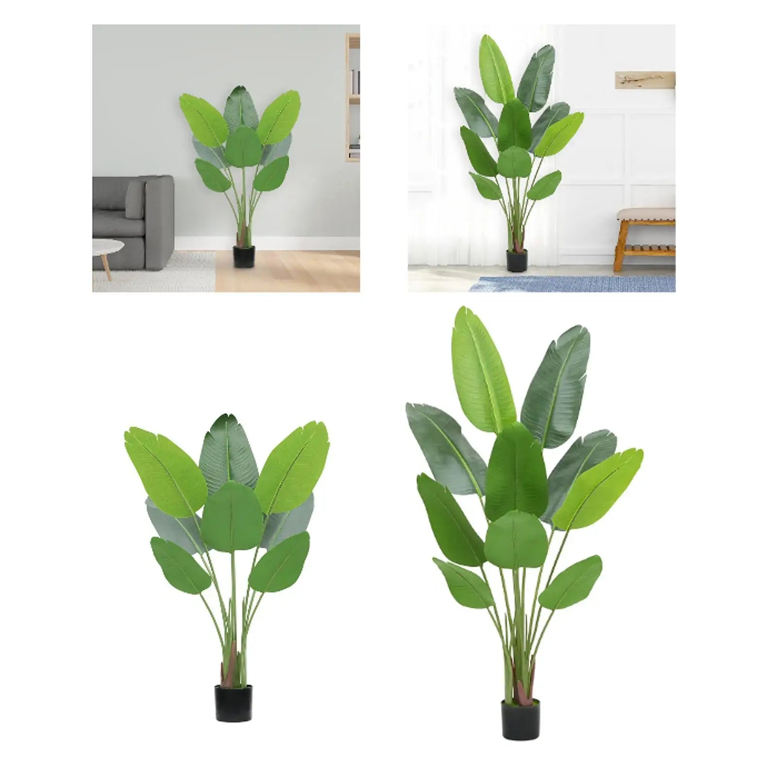 Artificial Potted Plant Simple Home Decor for Indoor Outdoor Garden Home